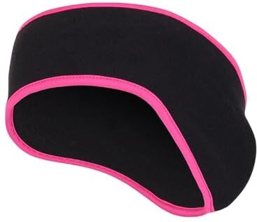 Generic 1 pz ragazze in pile copertura dell'orecchio cuffia for l'orecchio fascia invernale scaldaorecchi for uomo donna corsa sci sport all'aria aperta capelli sudore (Color : Black Rose Red)