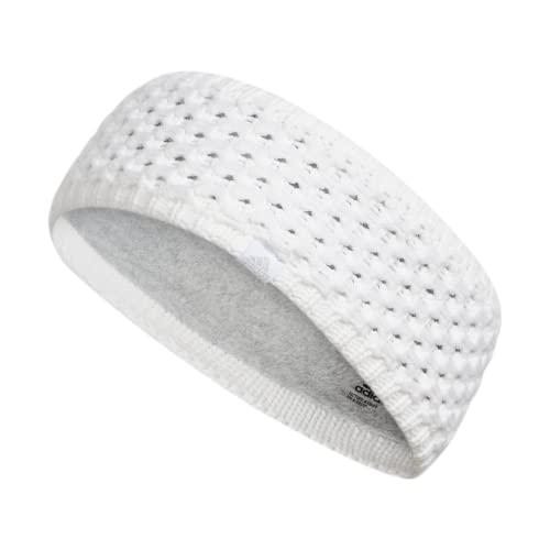 Adidas Fascia da donna Crestline Knit, Bianco F22, taglia unica