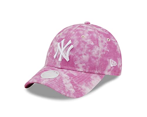New Era York Yankees cap Rosa Weiß Baseball MLB Damen-Silhouette Teamlogo One-Size