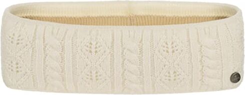 LIERYS Fascia per Capelli Scally Donna Made in Germany protezione orecchie con fodera autunno/inverno Taglia unica bianco crema