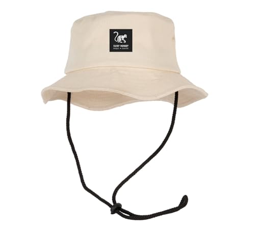 Surf Monkey Boonie Hat Cappello da Pescatore Uomo/Donna 100% cotone, Sabbia, L