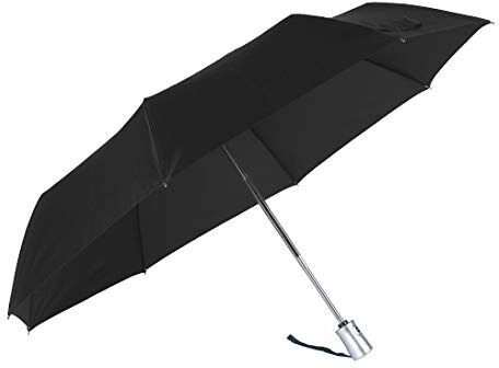 Samsonite Rain Pro 3 Section Auto Open Close Ombrello Pieghevole, 28 centimeters, Nero (Black)