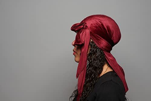 Mansa's (M'S) Mansa's Durag in Velluto Bordeaux