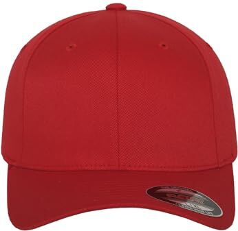 Flexfit Cappello  Wooly, Unisex Adulto, Rosso (Red), XL-XXL