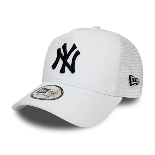 New Era York Yankees Frame Adjustable Trucker cap League Essential White/Black One-Size