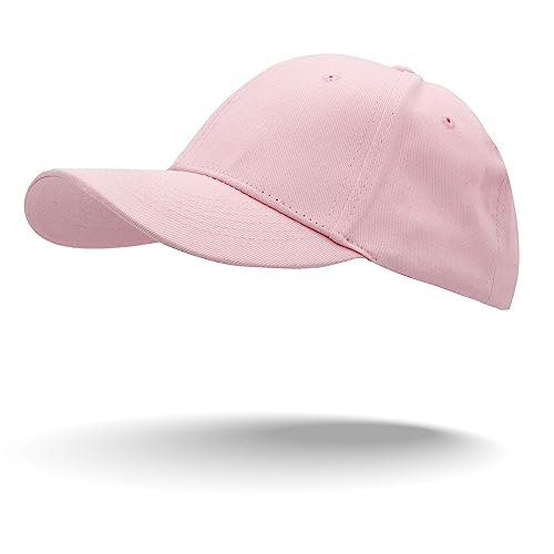 Colours & Beauty Cappello da Baseball Unisex in Cotone Rosa Regolabile   Cappello con Visiera da Donna   Cappellino Uomo con Visiera Protettiva   Cappello Estivo   Cappello Casual   Snapback