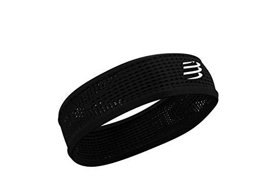 COMPRESSPORT Thin Headband On/off, Corsa Unisex-Adult, Nero, Uniq Size