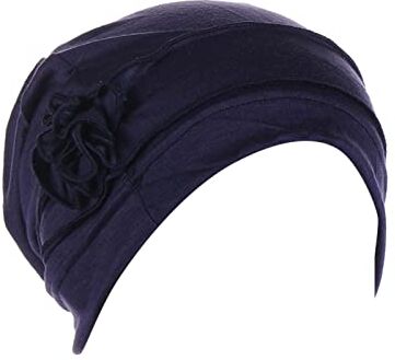 Dwevkeful Fascinators per Capelli da Donna Le donne morbide sotto la sciarpa per le donne Hijab Cap Turban Flower Caps vintage Cappello elastico Accessori Capelli Per Lavoro Quotidiano Yoga