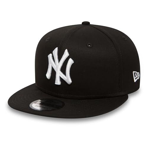 New Era New York Yankees MLB Basic Nero Berretto 9Fifty Snapback Regolabile