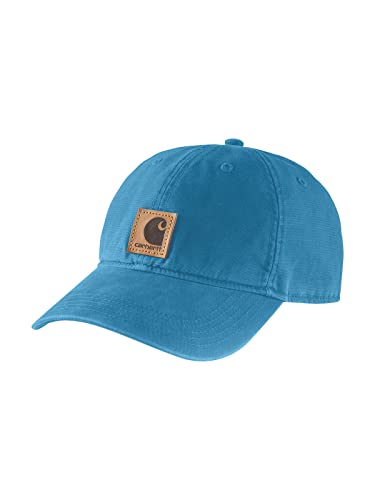 Carhartt Berretto Da Baseball In Cotone Canvas, Uomo, Blu (Mare), Taglia unica