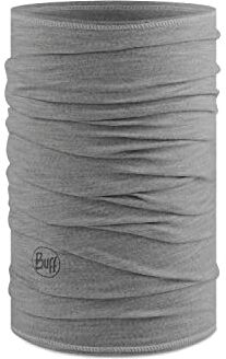 Buff® Tubolare Merino Lightweight Solid Light Grey Unisex Taglia unica