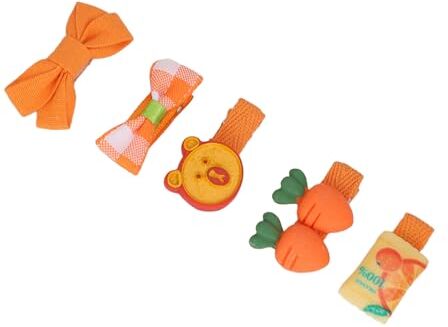 ZJchao Mollette per Bambini da 15 Pezzi, Set di Fermagli per Capelli Simpatico Cartone Animato per Ragazze, Accessori Alla Moda per Feste Scolastiche