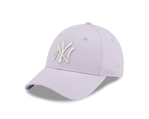 New Era York Yankees MLB Metallic Logo Lightpurple 9Forty Adjustable Women cap One-Size