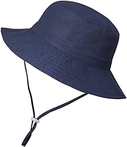 DRESHOW Unisex Bambino Secchio Regolabile Protezione Del Sole Cappello per Neonata Ragazza Ragazzo Neonato Bambini Bambino Pieghevole Cappelli da Sole da Spiaggia UPF 50+