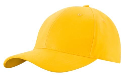 4sold Moda Unisex Cappellino da Baseball Cappello da Sole Estivo Hip Hop Cappello Berretto Uomo Cappello Baseball Unisex Regolabile Snapback Cappelli Golf Cappellino Sport (Yellow)