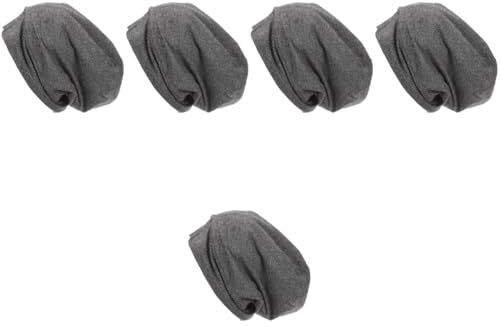 FRCOLOR 5 Pz berretto da notte berretto da chemioterapia donne cuffia da notte in seta cappelli cappello da notte elastico cofano comodo elasticità tappo di copertura cappuccio Mancare