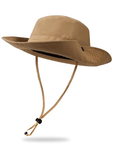 Tuopuda Cappello Boonie, Cappellino Arbustivo e Cespuglioso di Stile Classico da Combattimento Militare, Cappuccio da Sole, Cappello da Pesca, Cappello Pioggia per Secchio, Kaki