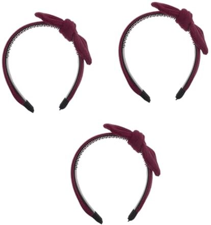 FRCOLOR 3 Pz Copricapo Per Le Donne Cerchietto Per Bowknot Per Ragazze Per Decorativa Per Feste Cerchietto Antiscivolo Da Donna Ragazza Banda Corea Del Sud