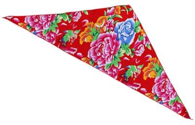 Yfenglhiry Squisito motivo floreale fascia per capelli da donna con fiore nord-est fascia elastica perfetta per ogni occasione cravatta testa fazzoletto donna bandana sciarpa fazzoletto floreale