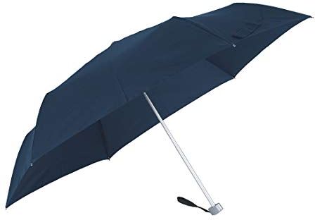 Samsonite Rain Pro 3 Section Manual Flat Ombrello Pieghevole, 24 centimeters, Blu (Blue)