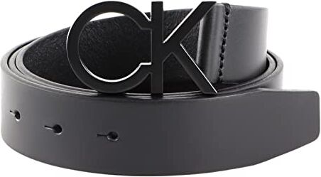 Calvin Klein Uomo CK BUCKLE BELT BLACK 35MM, Black, 115