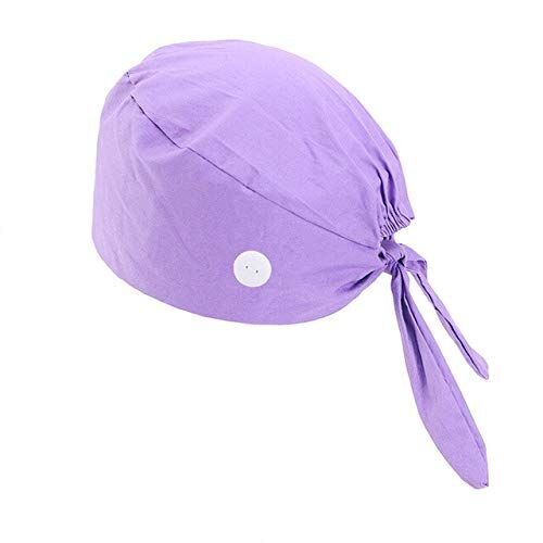 fasdfdsafa Copricapo da bambina in cotone per motociclista e motocicletta, bandana per capelli per ragazze e signore, doppia frangia per capelli, colore: viola, 2 pezzi