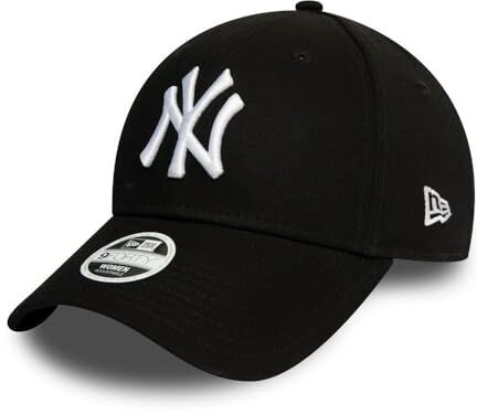 New Era New York Yankees MLB League Essential Nero 9Forty Berretto Regolabile per Donna