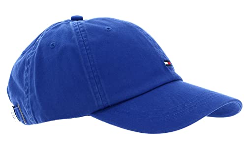 Tommy Hilfiger Cappellino Uomo TH Flag Soft Cappellino da Baseball, Blu (Blue Sapphire), Taglia Unica