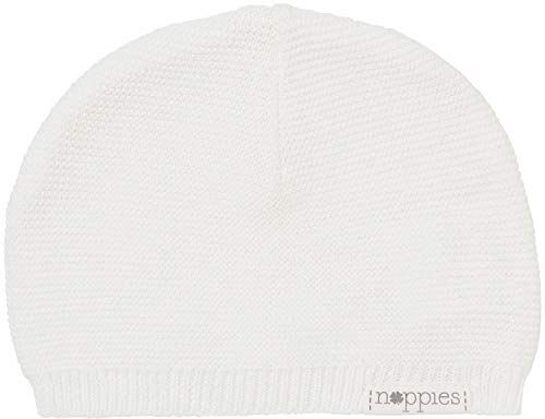 Noppies U Hat Knit Rosita Berretto, Bianco (White C001), 3-6 Mesi Unisex-Bimbi