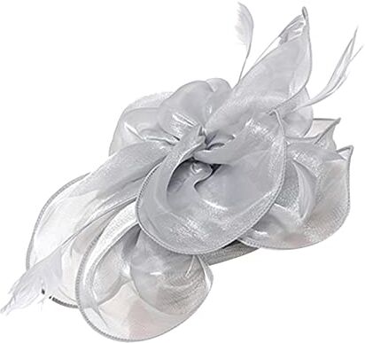 Windsfinr Fascinator nero da donna, fascinator in sinamay dorato fascinator rosa cocktail tea party matrimoni gare Ascot regali per donne costumi di Halloween