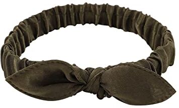 QQYG Fasce Per Capelli In Pelle Scamosciata Morbida Tinta Unita Vintage Fasce Per Capelli Elastiche Con Nodo Incrociato Bandane Per Fasce Per Capelli Per Ragazze Accessori Per Capelli,11