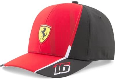 Puma Scuderia Ferrari Cappellino 2023 Charles Leclerc Rosso Unisex Taglia: Unica