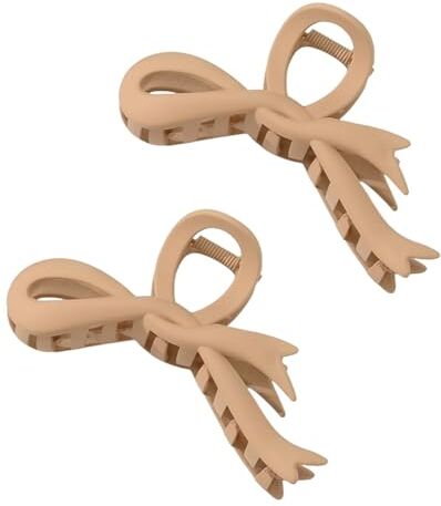 Generic 2 fermagli per capelli con fiocco, accessori per capelli da donna, accessori per capelli, RYa939 (D, taglia unica)