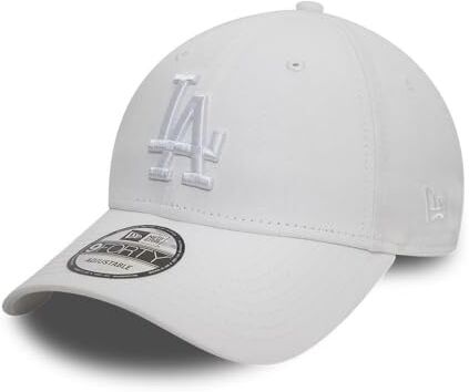 New Era Los Angeles Dodgers MLB League Essential Tonale Bianco 9Forty Berretto Regolabile