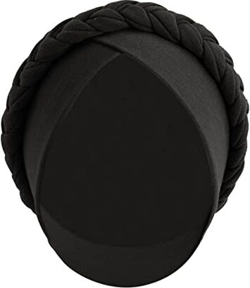 Generico Abbigliamento Yoga Donne Cancro Sciarpa Cappello Cap Sciarpa Turbante Wrap Turbante Cappelli Copricapi Cerchietto Rosso Velluto (Black, One Size)