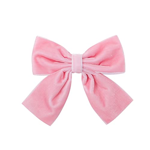 QQYG 1 Pezzo 4.3 ''Fiocchi Per Capelli In Velluto Solido Per Ragazze Fermagli Per Capelli Baby Boutique Tornante Barrettes Fatti A Mano Copricapi Accessori Per Capelli Per Bambini,28