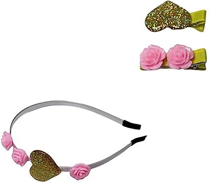 FOLODA Dolce Hairband Antiscivolo Fermagli per Capelli Per Bambini Punk Paillettes Stella Forcine Per Capelli E Elastico Hairband Stella Fasce Per Le Donne Stella Fascia Per Bambini