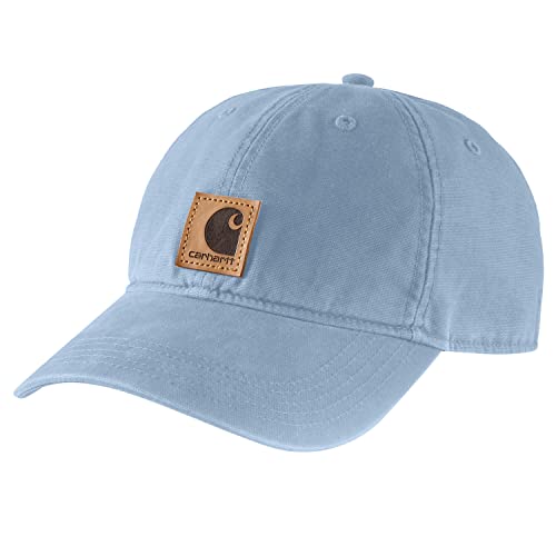 Carhartt Berretto Da Baseball In Cotone Canvas, Uomo, Blu (Alpino), Taglia unica