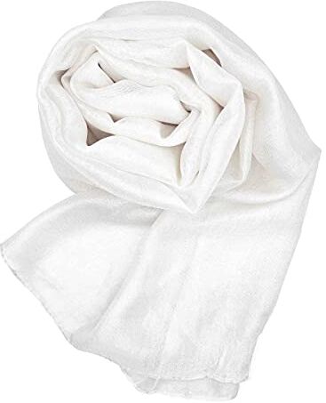 Colours & Beauty Coprispalle Donna Elegante Cerimonia Bianco   Stola   Foulard   Sciarpa Estiva   Scialle