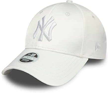 New Era Yorks Yankees MLB Satin White 9Forty Adjustable Women cap