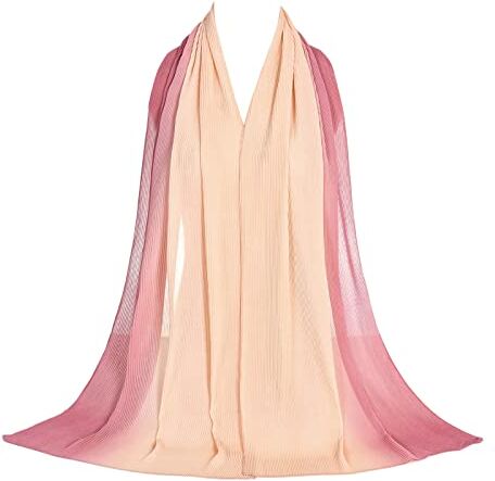 Generic Fascia per capelli da donna per San Valentino, sciarpa musulmana, hijab, fascia per capelli per San Valentino (beige, taglia unica)