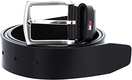 Tommy Hilfiger Cintura Uomo New Denton 3.5 Belt Cintura in Pelle, Marrone (Testa Di Moro), 85