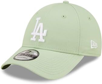 New Era Los Angeles Copricapo Berretto Cappellino da Baseball Cappello da Tifoso MLB Dodgers Logo LA Regolabile Verde Bianco