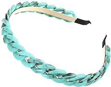 HHRHLKNH Fascia Capelli Catene D'Oro Catene Capel Bands Hoop Per Le Donne Fascia Fascia Hairband Girls Accessori Per Capelli Elegante Elegante Ornamento Per Capelli Chic-A27