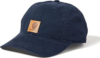 Carhartt Berretto Da Baseball In Cotone Canvas, Uomo, Blu (Navy), Taglia unica