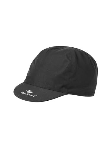 SEALSKINZ gorra de bicicleta unisex e impermeable para toda temporada – S/M, negro