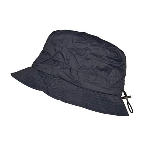 Toutacoo , Cappello da Pioggia Aspetto Nylon Regolabile (12-Azul Interno in Pile Nero/ 02)