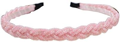 eexuujkl Accessori per capelli Fascia per capelli da donna in stile fatto a mano Fascia per capelli regolabile abbinata per lo styling semplice per bambini Studenti Adolescenti, Rosa