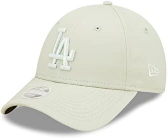 New Era Los Angeles Dodgers MLB Damenkappe Beige Teamlogo verstellbar Basecap 9Forty One-Size