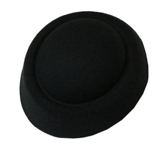 ALJ Feltro Pillbox Cappello Retro Accessori Per Capelli Beret Fascinator Mini Millinery Hostess Craft Wedding Hairclip